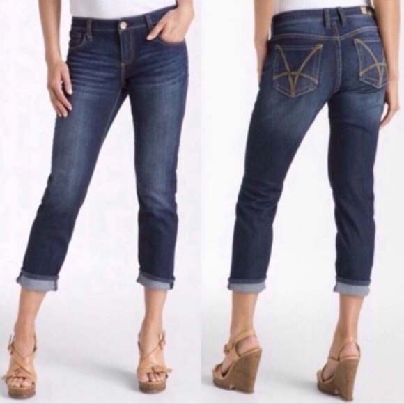 Kut from the Kloth Angie Cropped Skinny Boyfriend 4 - Picture 2 of 12